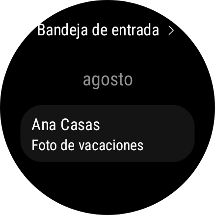 Pulsa el correo electrónico deseado para leerlo.