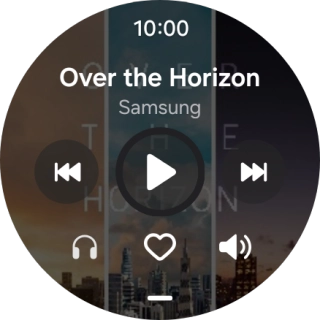 Desliza el dedo hacia arriba desde la parte inferior de la pantalla.