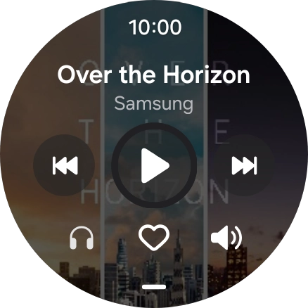 Desliza el dedo hacia arriba desde la parte inferior de la pantalla.