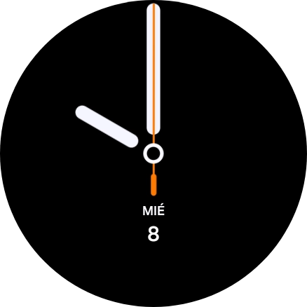 Desliza el dedo hacia arriba desde la parte inferior de la pantalla.