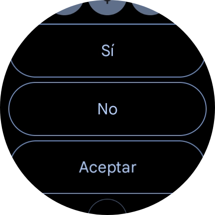 Pulsa la respuesta deseada.