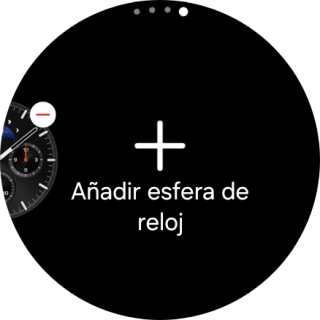 Pulsa Añadir esfera de reloj.