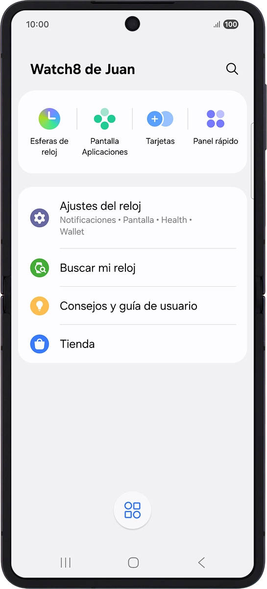 En el teléfono: Pulsa Buscar mi reloj.