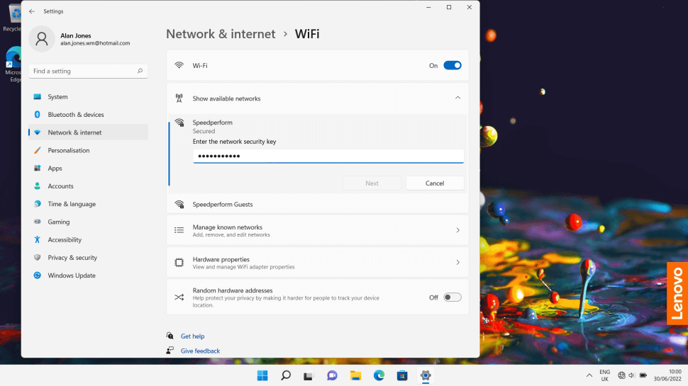 Lenovo Ideapad 5g Connect To Network Vodafone Uk