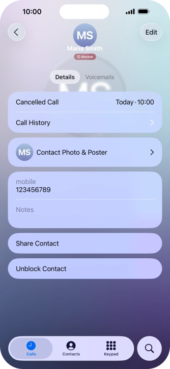 Slide your finger upwards starting from the bottom of the screen to return to the home screen.