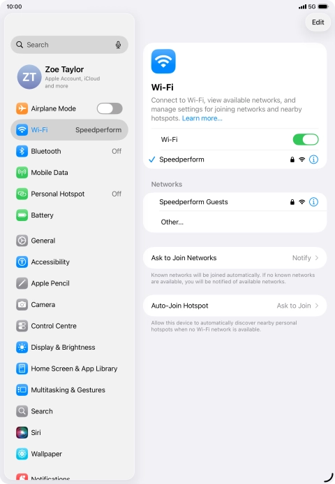 Slide your finger upwards starting from the bottom of the screen to return to the home screen.