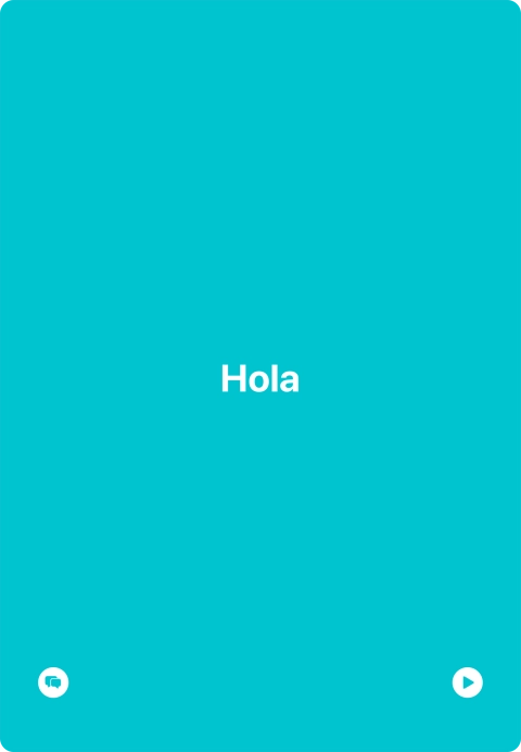 Press the split view icon to go back to display of both languages.