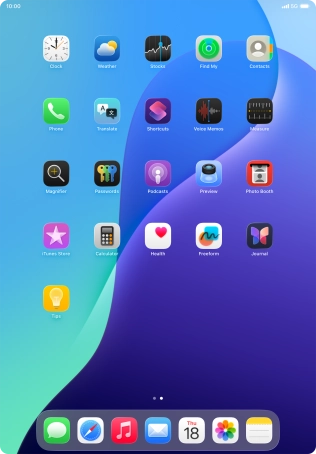 To add an application to Dock, press and hold the required application and drag it downwards to the left side of Dock.