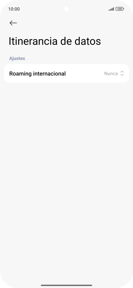 Pulsa la lista desplegable junto a 