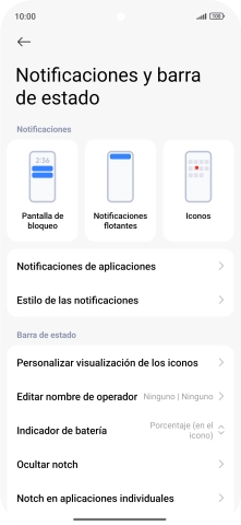 Pulsa Notificaciones de aplicaciones.
