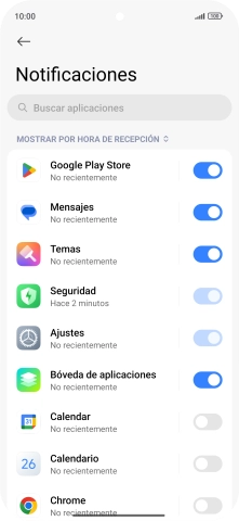 Pulsa la app deseada.