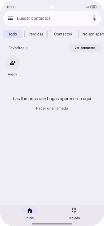 Pulsa el icono de menú.