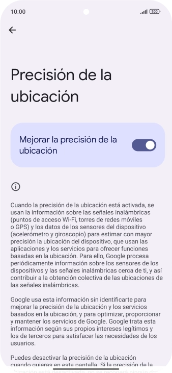Si pulsas el indicador junto a 