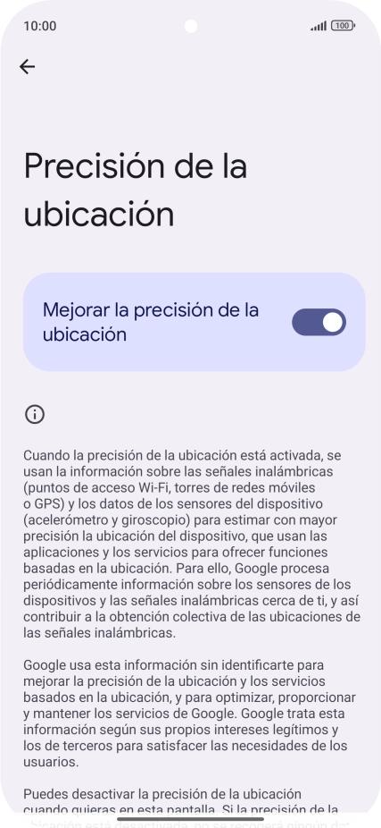 Si pulsas el indicador junto a 