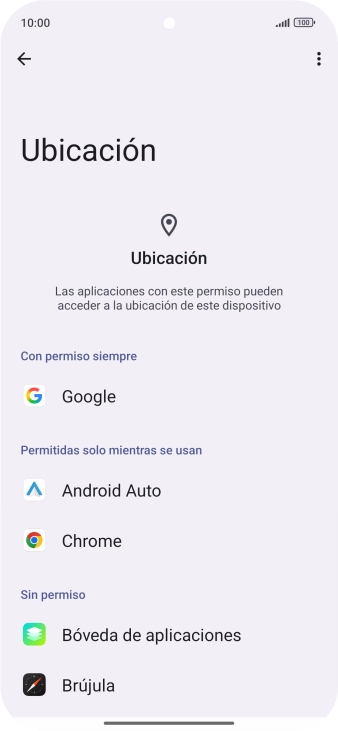 Pulsa la app deseada.