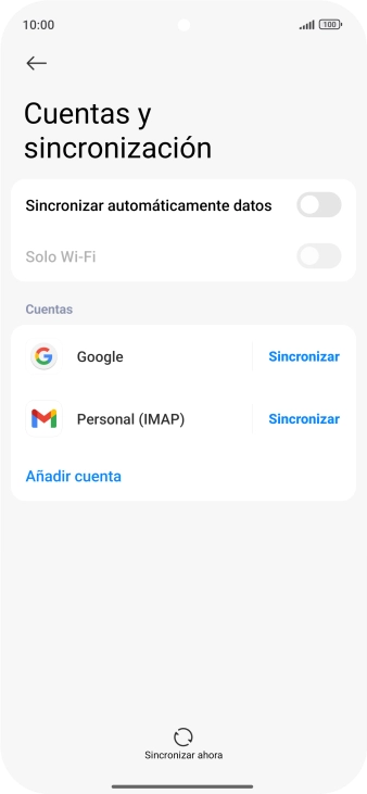 Pulsa el indicador junto a 