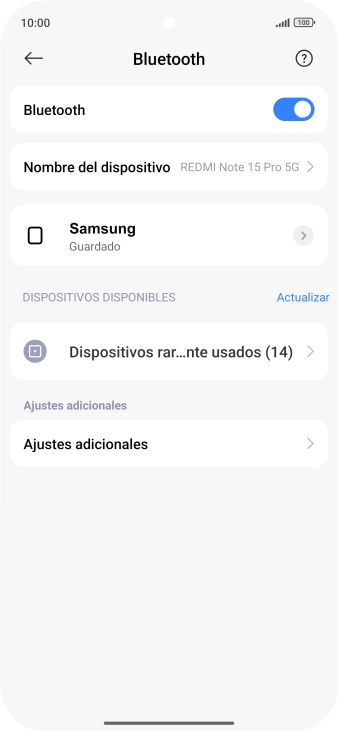 Desliza el dedo hacia arriba desde la parte inferior de la pantalla para terminar y volver a la pantalla de inicio.