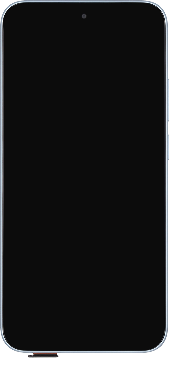 Retira el contenedor de la tarjeta SIM del teléfono.