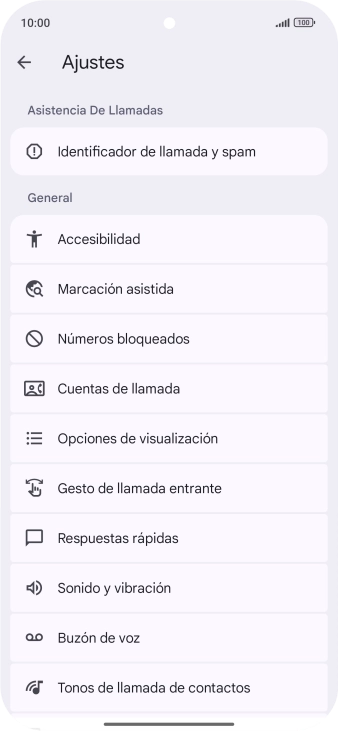 Pulsa Cuentas de llamada.