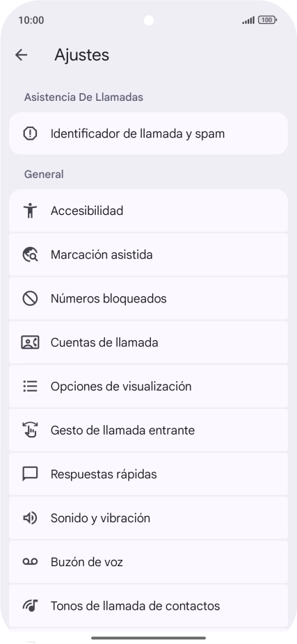 Pulsa Cuentas de llamada.