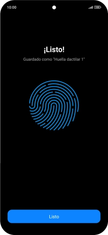 Pulsa Listo.
