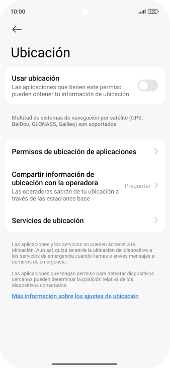 Pulsa el indicador junto a 