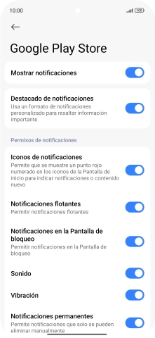 Pulsa el indicador junto a 