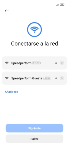 Pulsa la red wifi deseada.