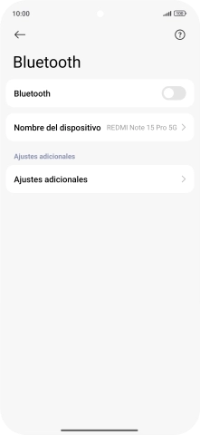 Pulsa el indicador junto a 
