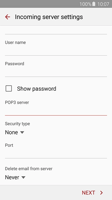 Press the drop down list below 