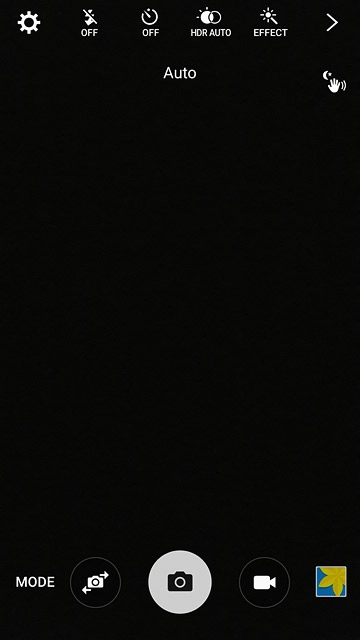 Press the video recorder icon to start recording.