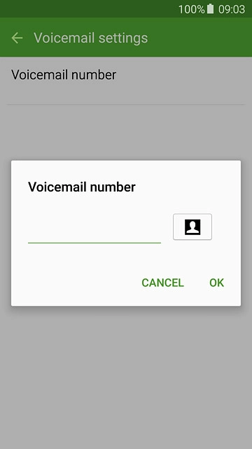 Key in (prefix) 5 (your phone number) and press OK.
