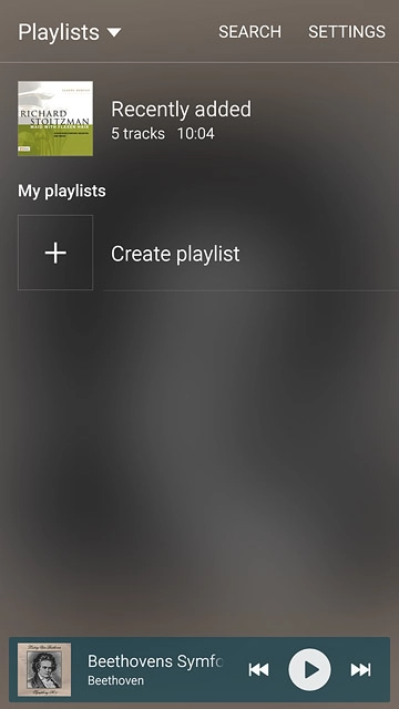 Press Create playlist.
