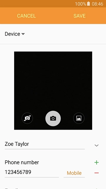 To assign a saved picture:Press the picture icon.