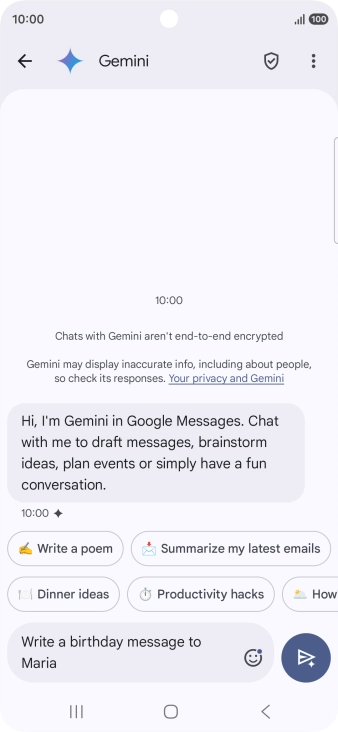 Write or say in your own words which topic you would like to use.