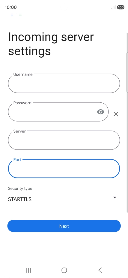 Press the drop down list below 