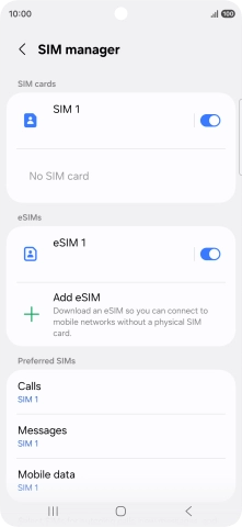 Press the required price plan.