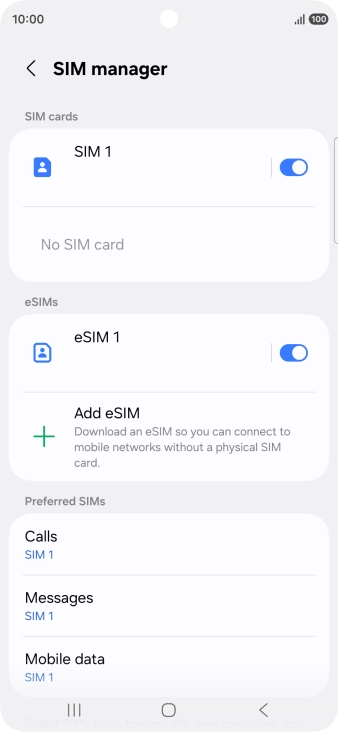 Press the required price plan.