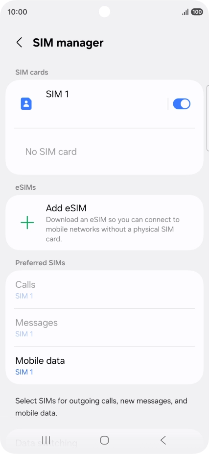 Press Add eSIM.