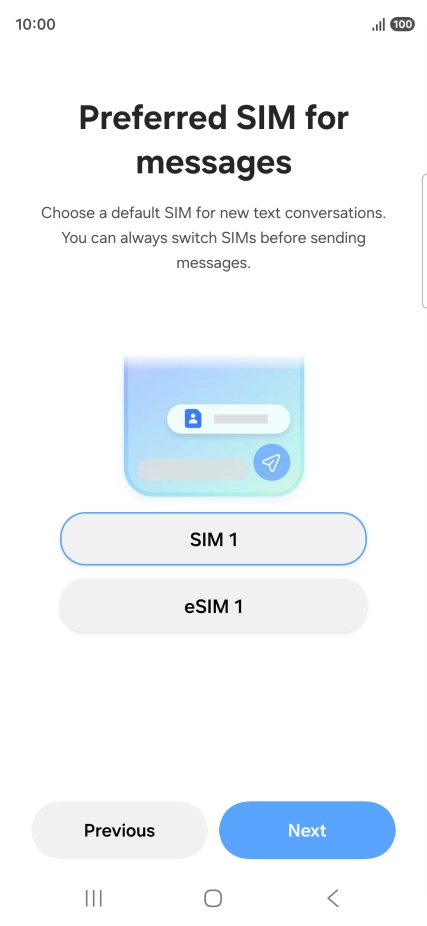 Press the required price plan.