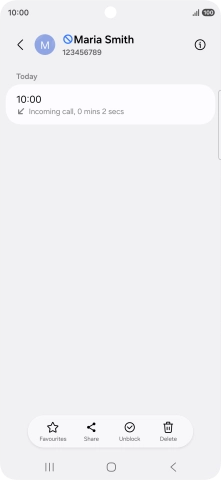 Press the Home key to return to the home screen.