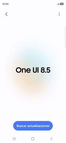Pulsa Buscar actualizaciones. Si hay una versión de software nueva disponible, aparecerá ahora en la pantalla. Sigue las indicaciones de la pantalla para actualizar el software del teléfono.
