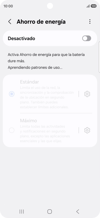 Pulsa el indicador bajo 