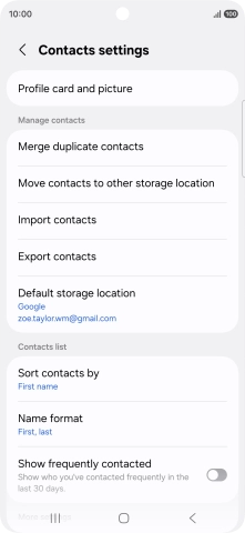 Press Merge duplicate contacts.