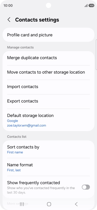 Press Merge duplicate contacts.