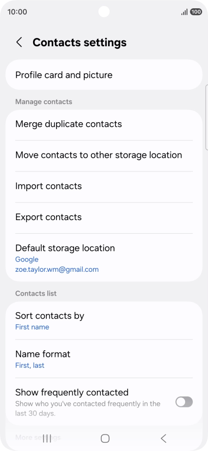 Press Merge duplicate contacts.