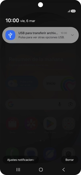 Pulsa la lista desplegable.