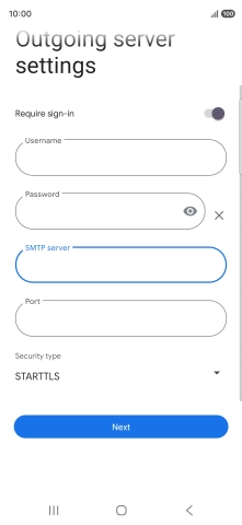 Press the field below 