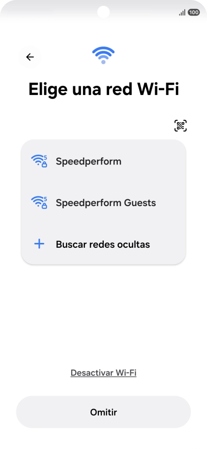 Pulsa la red wifi deseada.