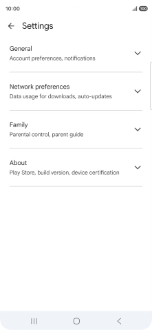 Press Network preferences.